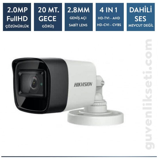 Hikvision DS-2CE16D0T-EXIF 2MP Analog IR Bullet Kamera